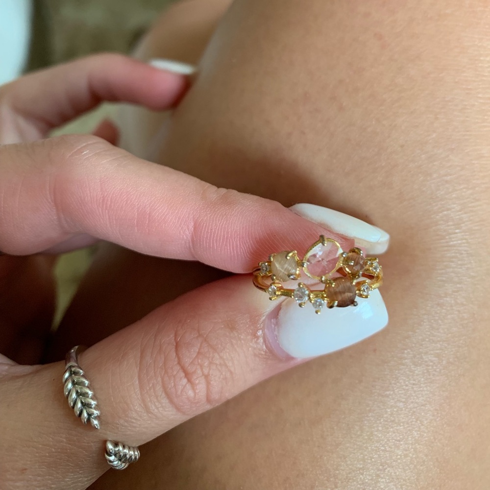 Anthropologie “March” Jewel Ring